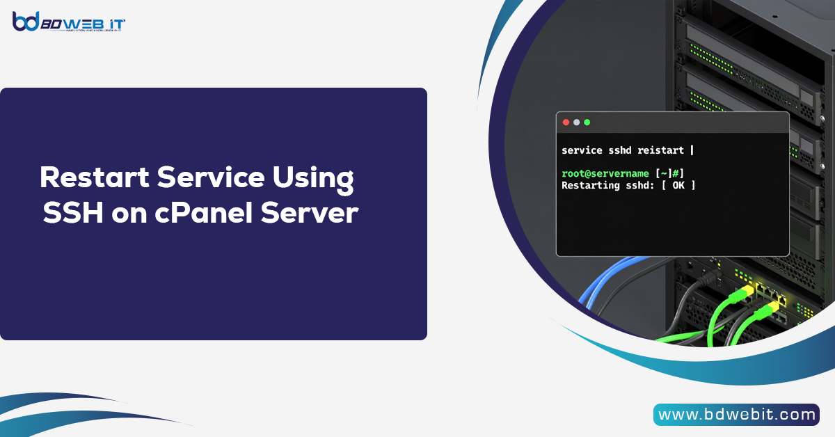 Restart Service Using SSH on cPanel Server