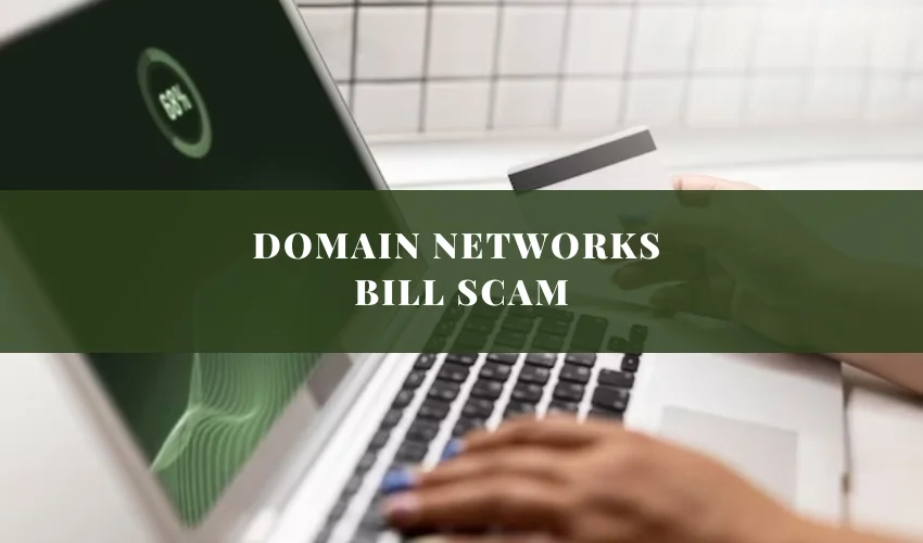 Domain Networks Bill Scam