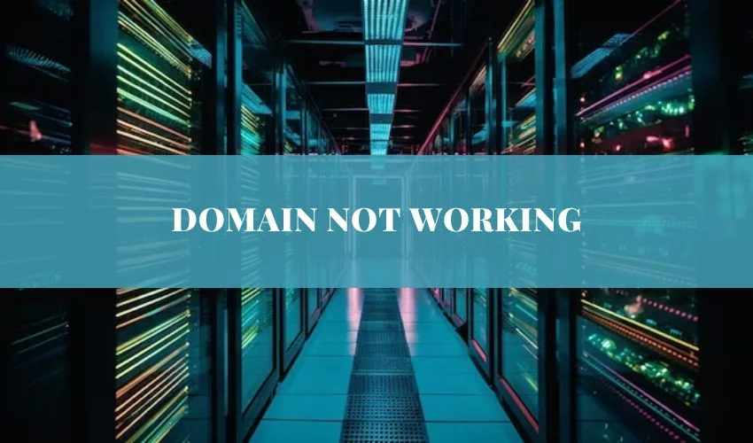 Domain Not Working