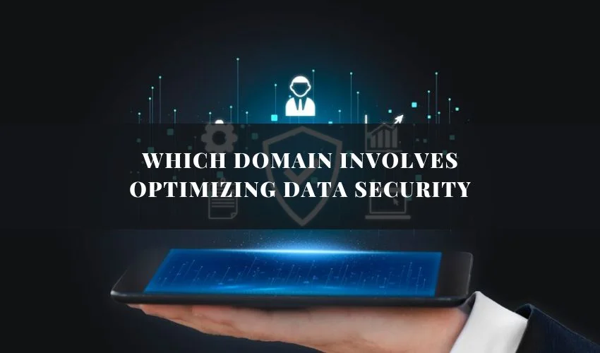 Which domain involves optimizing data security