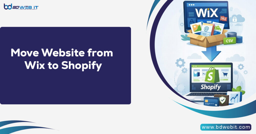 Move Website from Wix to Shopify