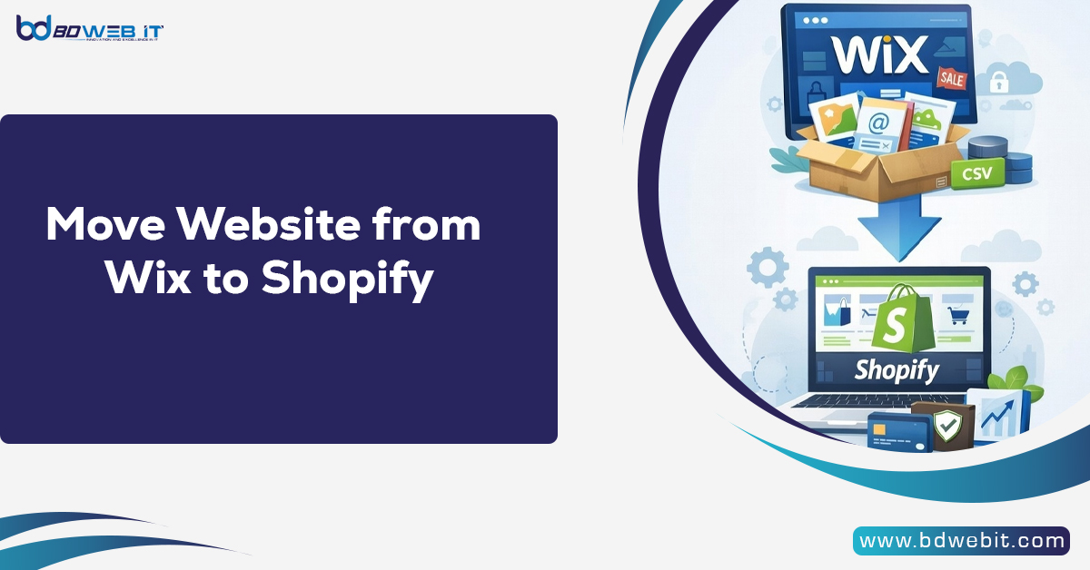 Move Website from Wix to Shopify