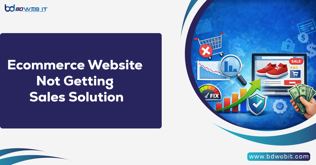 Ecommerce Website Not Getting Sales Solution